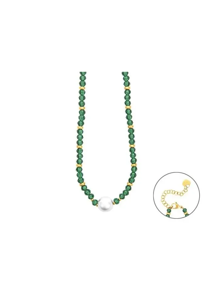 4US Cesare Paciotti Collana Acciaio - Girocollo Multicolor