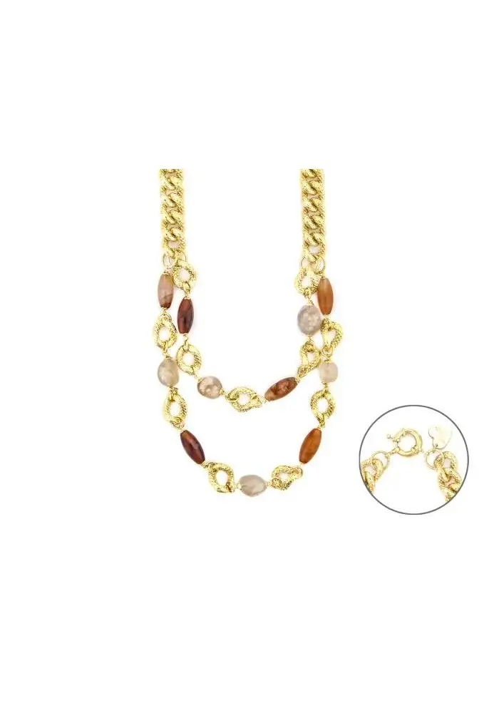 4US Cesare Paciotti Collana Agata - Elegante Gioiello