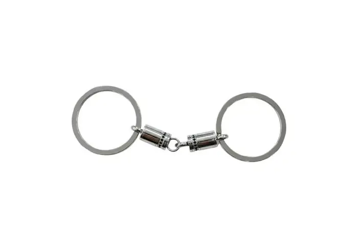 4US Cesare Paciotti Portachiavi Acciaio - Accessorio Elegante