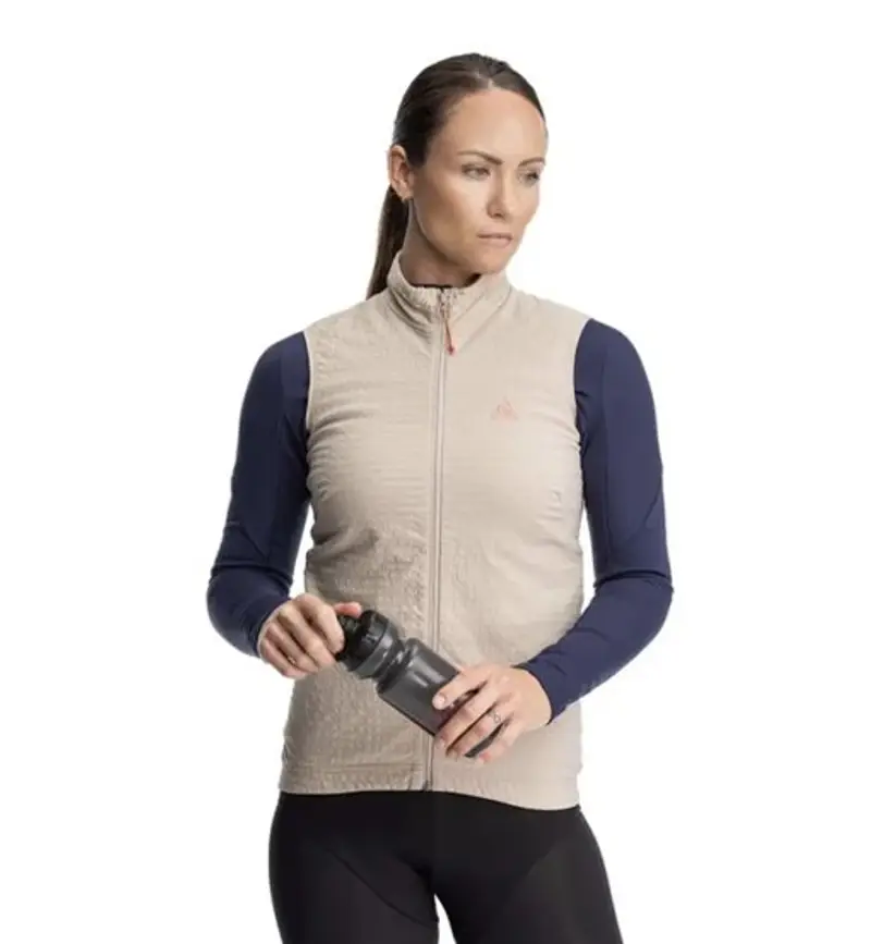 7Mesh Gilet Donna Beige 2400457