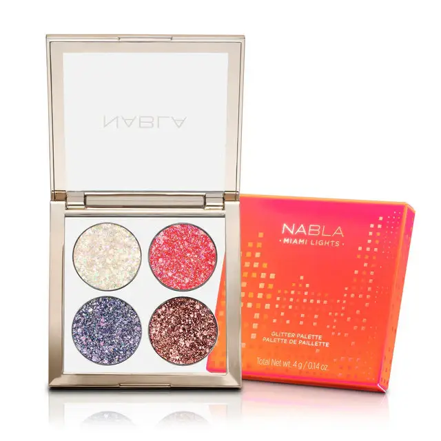 8055320348785 Nabla Miami Lights Glitter Palette 1pz