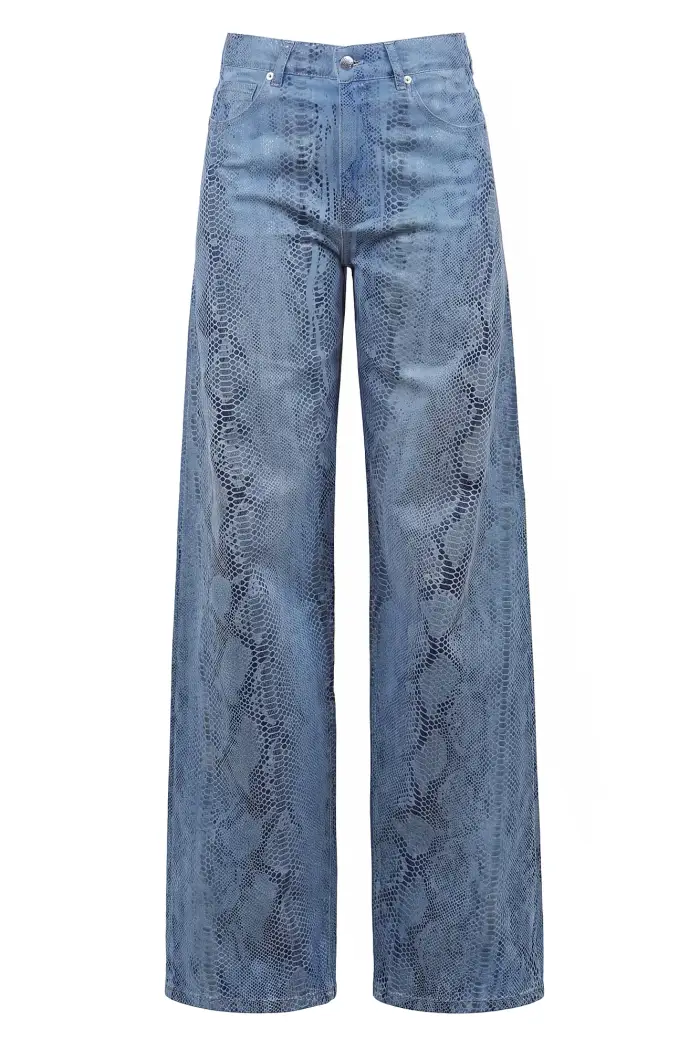 8pm Pantalone - 470484 - Fantasia Azzurro