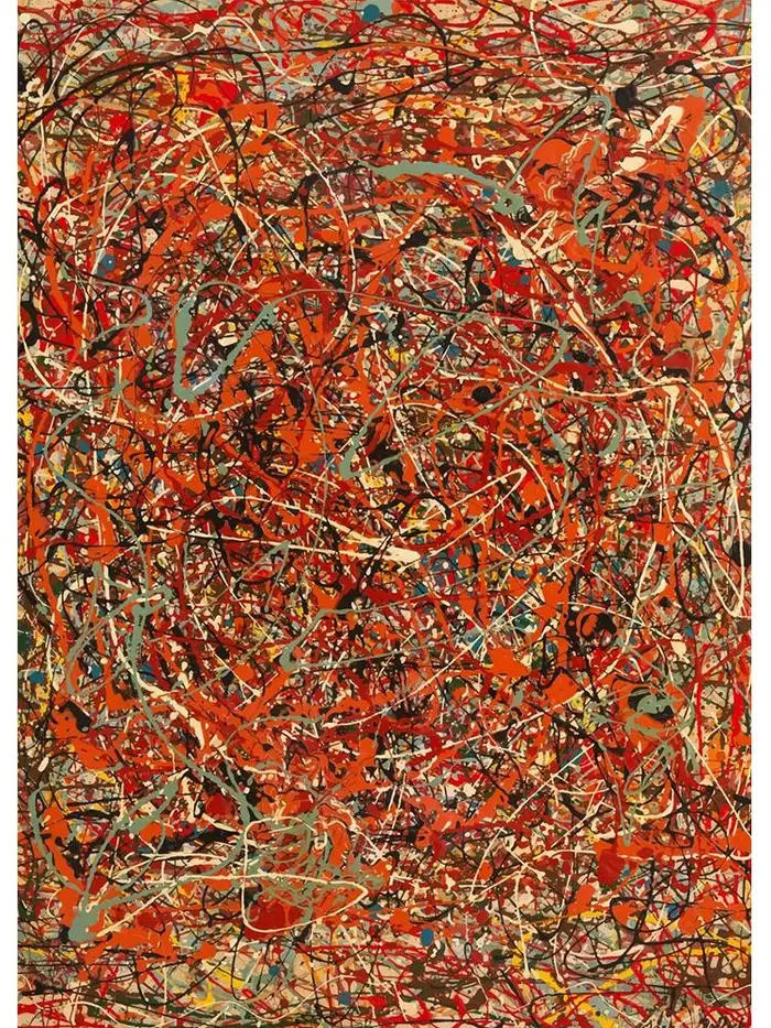 91440605MAC0Q4DQ7J Di Jackson Pollock Famosa opera d arte su tela Pittura Graffiti Arte astratta da parete per soggiorno Decorazione