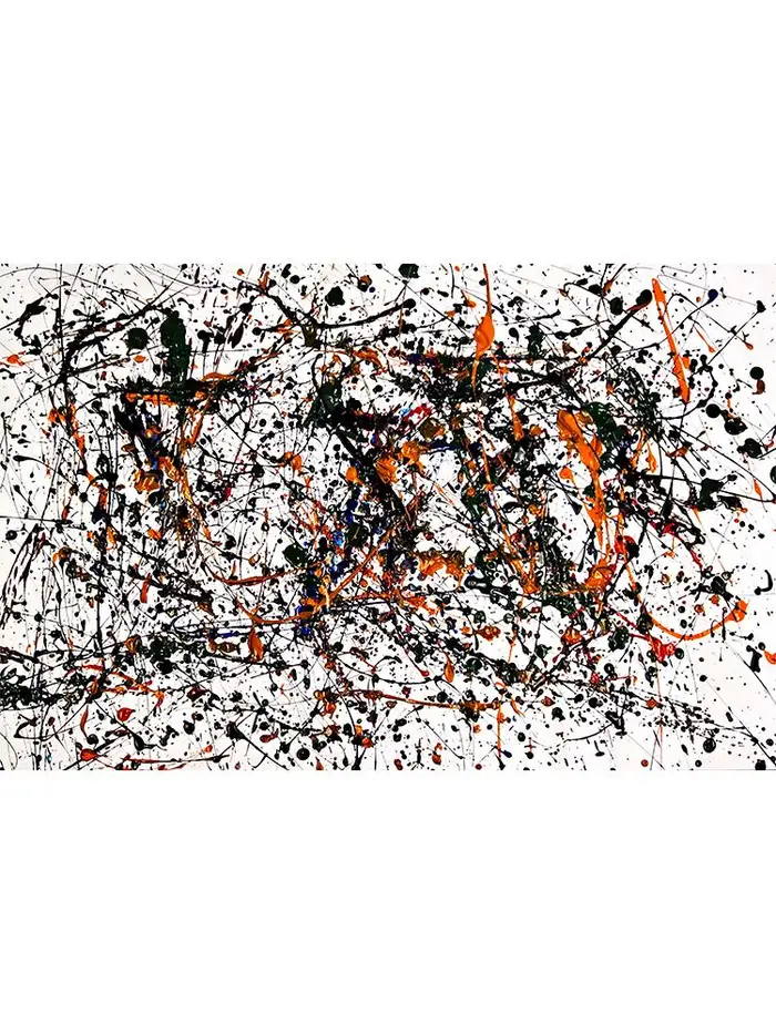 91440605MAC0Q4DQ7J Di Jackson Pollock Famosa opera d arte su tela Pittura Graffiti Arte astratta da parete per soggiorno Decorazione