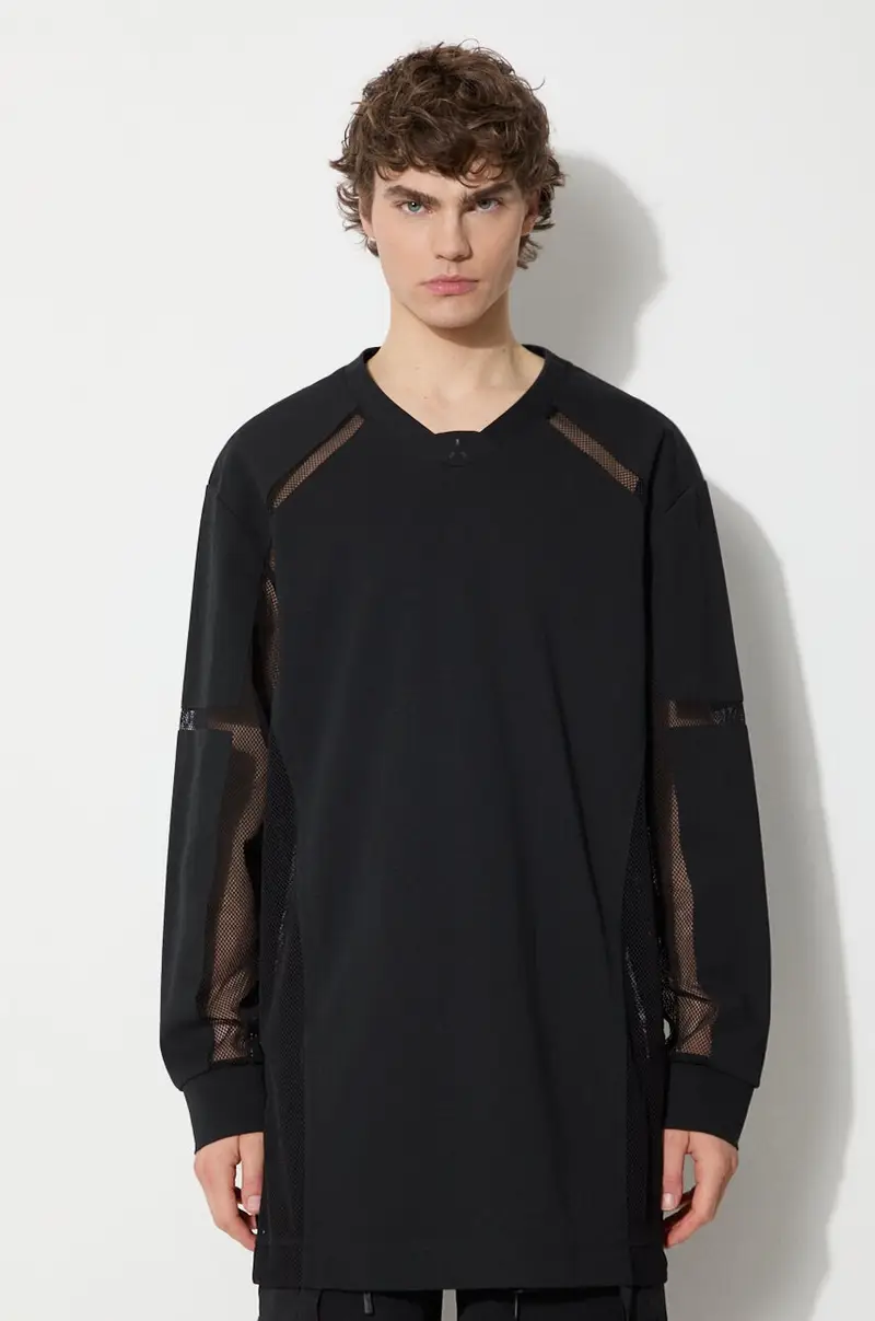 A.A. Spectrum camicia a maniche lunghe Vanguard colore nero 81241416