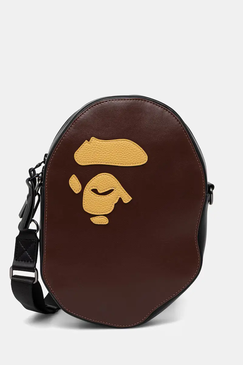 A Bathing Ape borsetta Ape Head Marrone