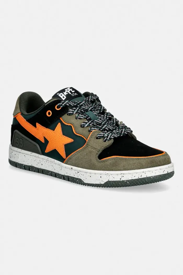 A Bathing Ape sneakers in pelle BAPE SK8 STA #1 Verde