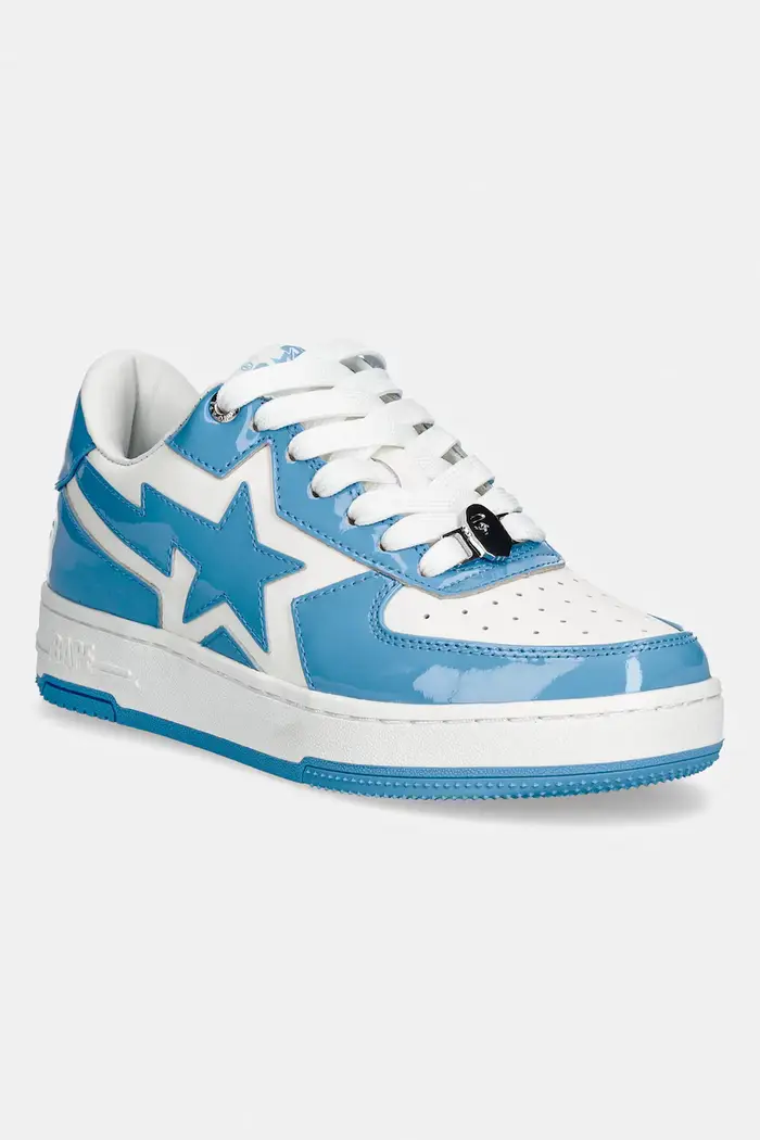 A Bathing Ape sneakers in pelle BAPE STA ICON #1 Blu