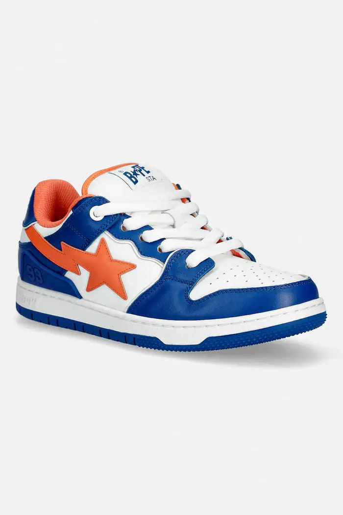 A Bathing Ape sneakers in pelle NEW BAPE SK8 STA #1 Blu