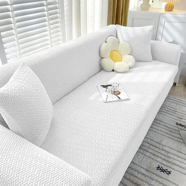 A Family Of Home Textiles Copridivano elastico all-inclusive per soggiorno, copridivano jacquard, copridivano angolare a L, copridivano
