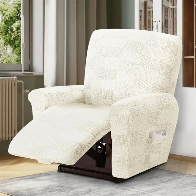 A Family Of Home Textiles Copridivano Reclinabile Elastico per Soggiorno Copripoltrona Jacquard Lazy Boy Divisibile Antiscivolo