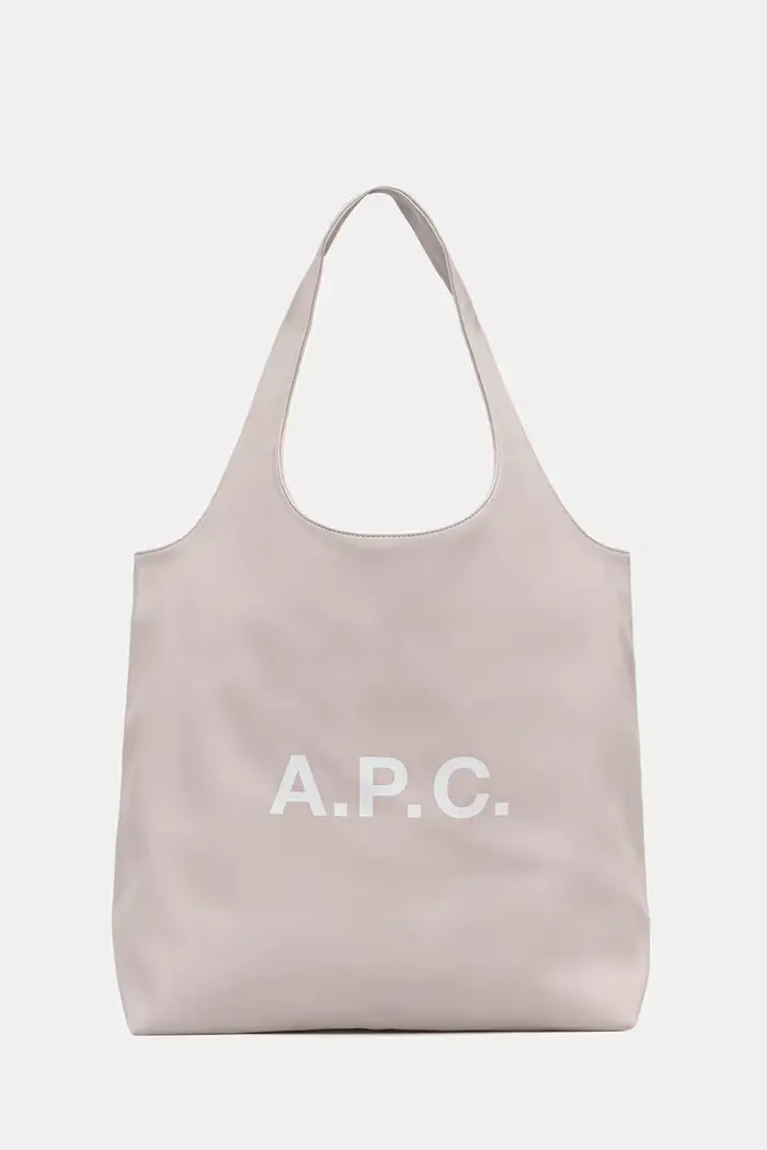 A P C borsa in similpelle tote ninon Beige