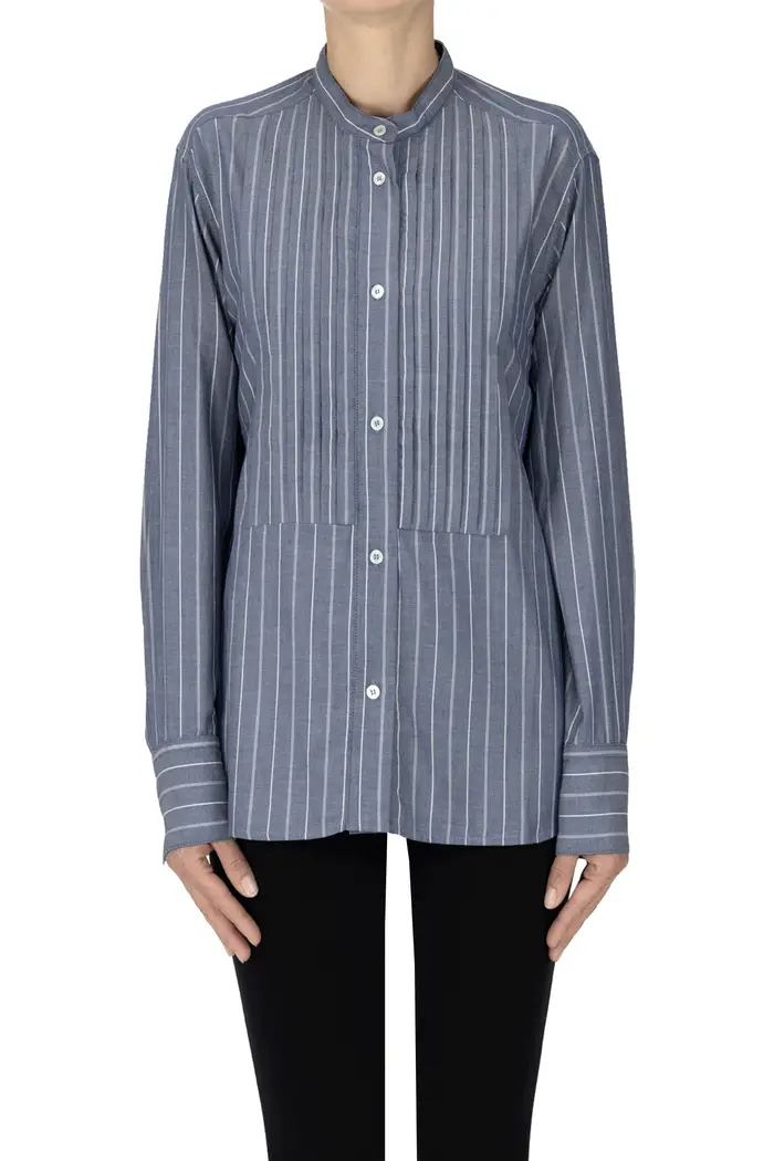 A P C Camicia Alice a righe Blu