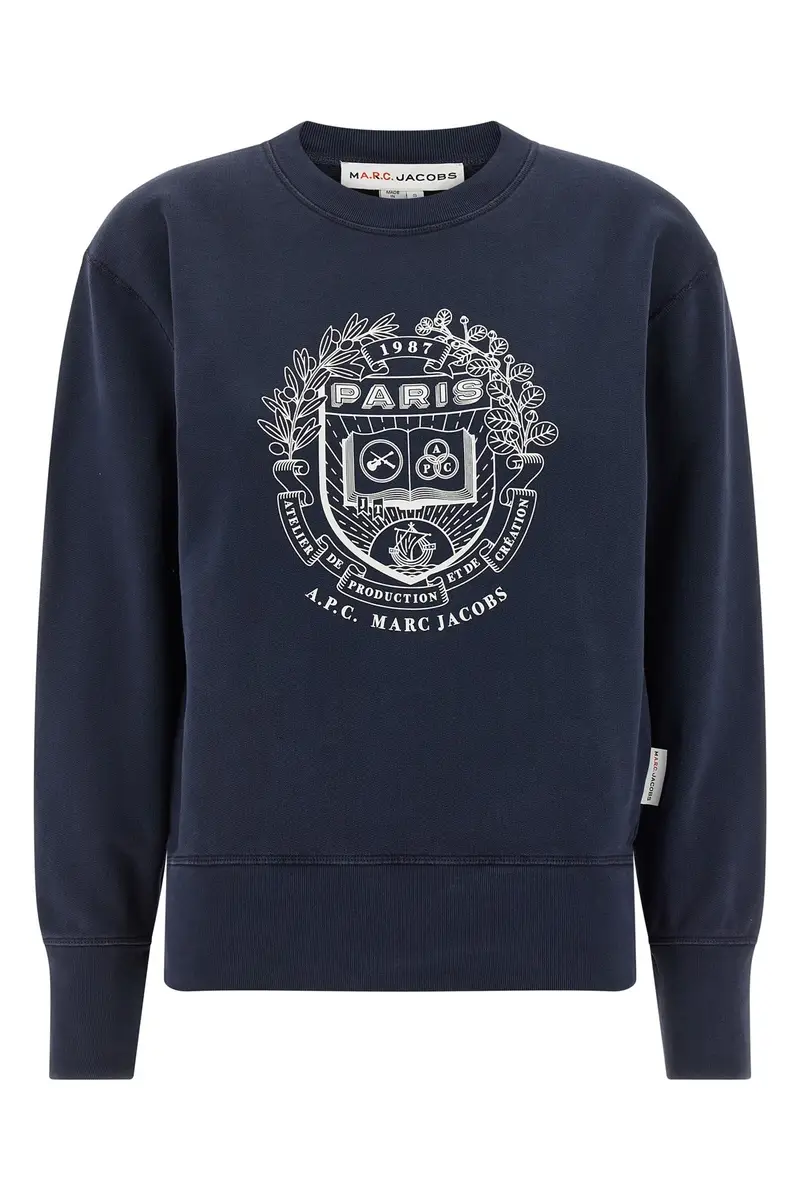 A.P.C Felpa 'Paris' Capsule A.P.C. X Marc Jacobs Blu