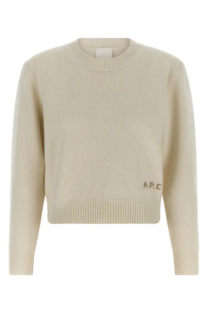 A P C Maglia Anna Bianco