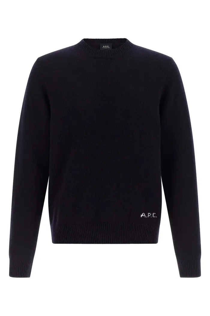 A P C Maglia Edmond Blu
