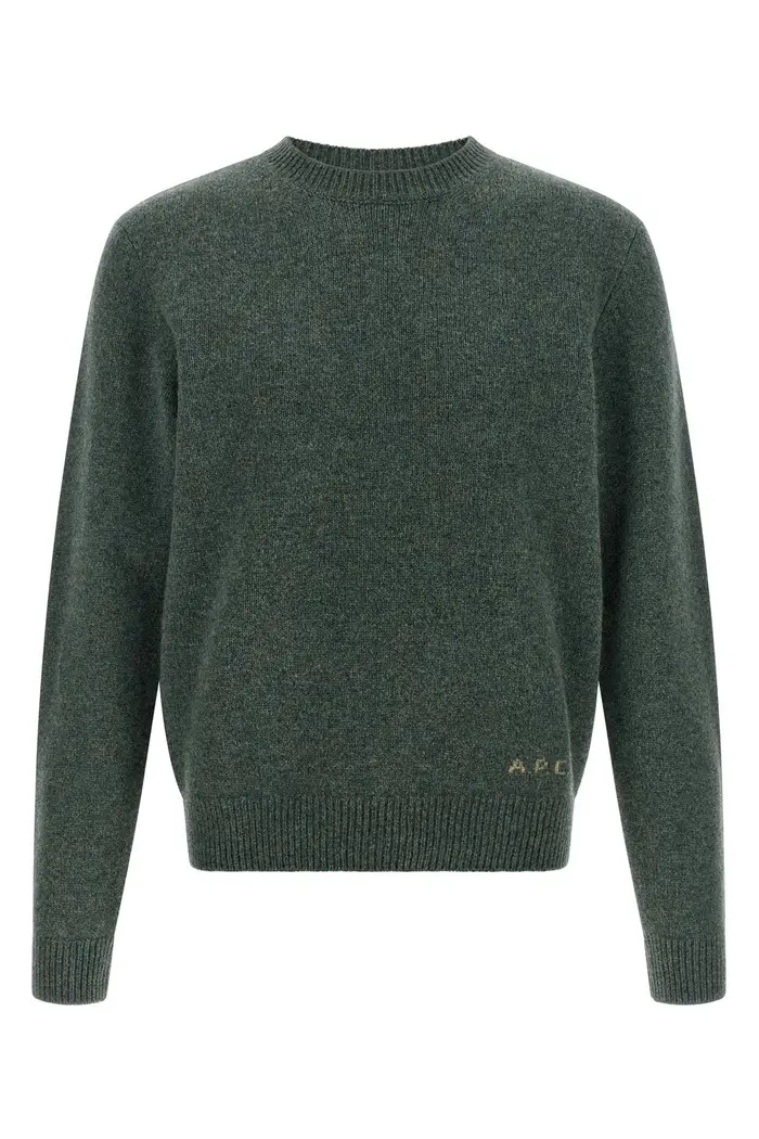 A P C Maglia Edmond Verde