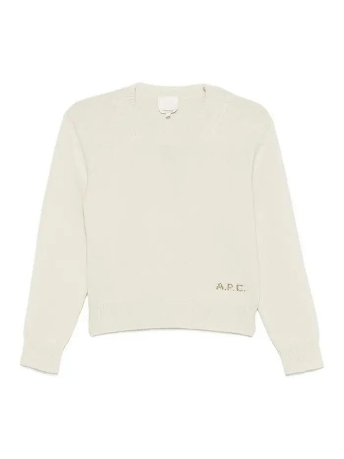 A P C Maglione Beige Chiaro