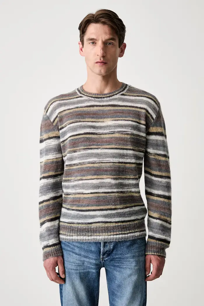 A P C maglione con lana Pull Hector Multicolore