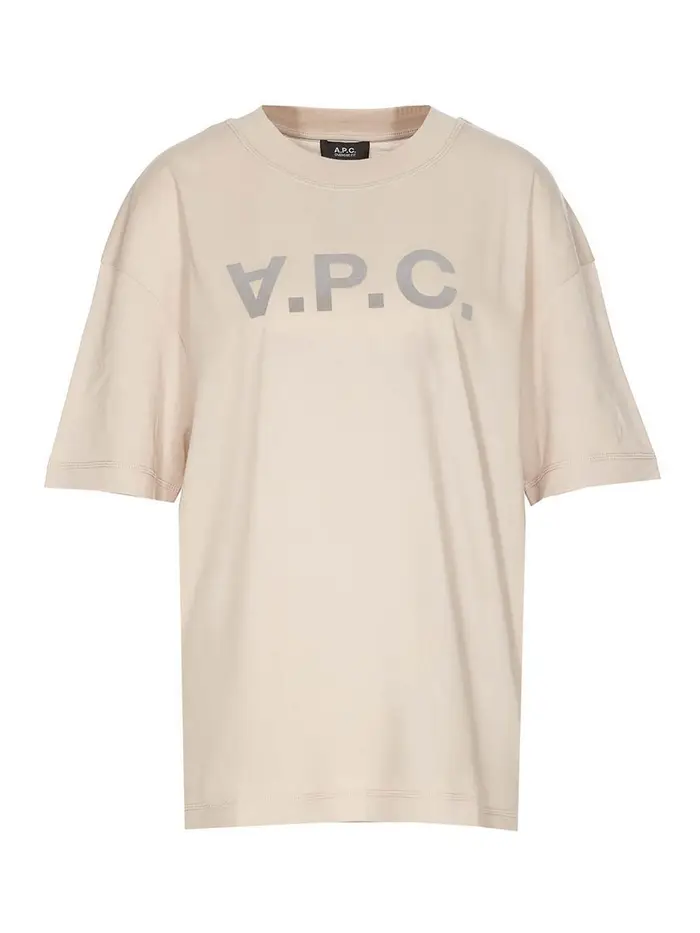 A P C T-shirt oversize Grand Vpc Beige