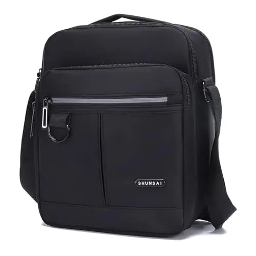 A-QMZL Borsa a tracolla Uomo Nero 2724803