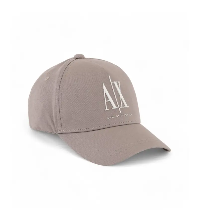 A|X Armani Exchange per uomo XM000811AF13343U6107 Cappellino da baseball grigio (OSFA), Casual, Cotone