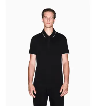 A|X Armani Exchange per uomo XM001285AF10366UC001 Palo ideale, Nero, Casual, Cotone, Manica corta