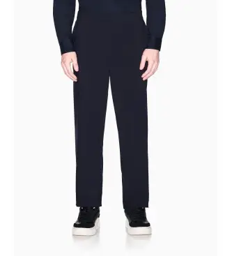 A|X Armani Exchange per uomo XM002083AF22403UB101 Pantalone Dritto blu marino, Casual, Poliestere, Navy