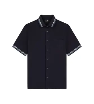 A|X Armani Exchange per uomo XM002110AF22640UB101 Polo Informal blu marino, Casual, Cotone, Manica corta, Navy
