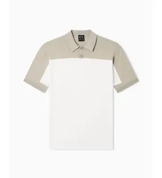 per uomo XM002151AF22062M1297 Polo Elegante color bianco sporco (XXL), Casual, Cotone, Manica corta
