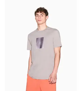 per uomo XM002213AF10356U6107 T-shirt color tortora classica (XL), Casual, Cotone, Manica corta, Taupe