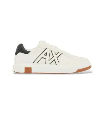 A|X Armani Exchange per uomo XM002687AF22775M0240 Sneakers bianche sportive, Bianco, 3 a 5cm, Stringhe, Sportivo, Sintetico