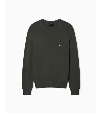 per uomo XM002819AF12930U8144 Maglia verde pull (L), Casual, Cotone, Manica lunga