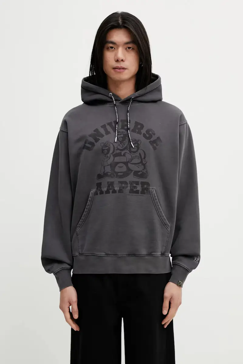 AAPE felpa in cotone Grigio