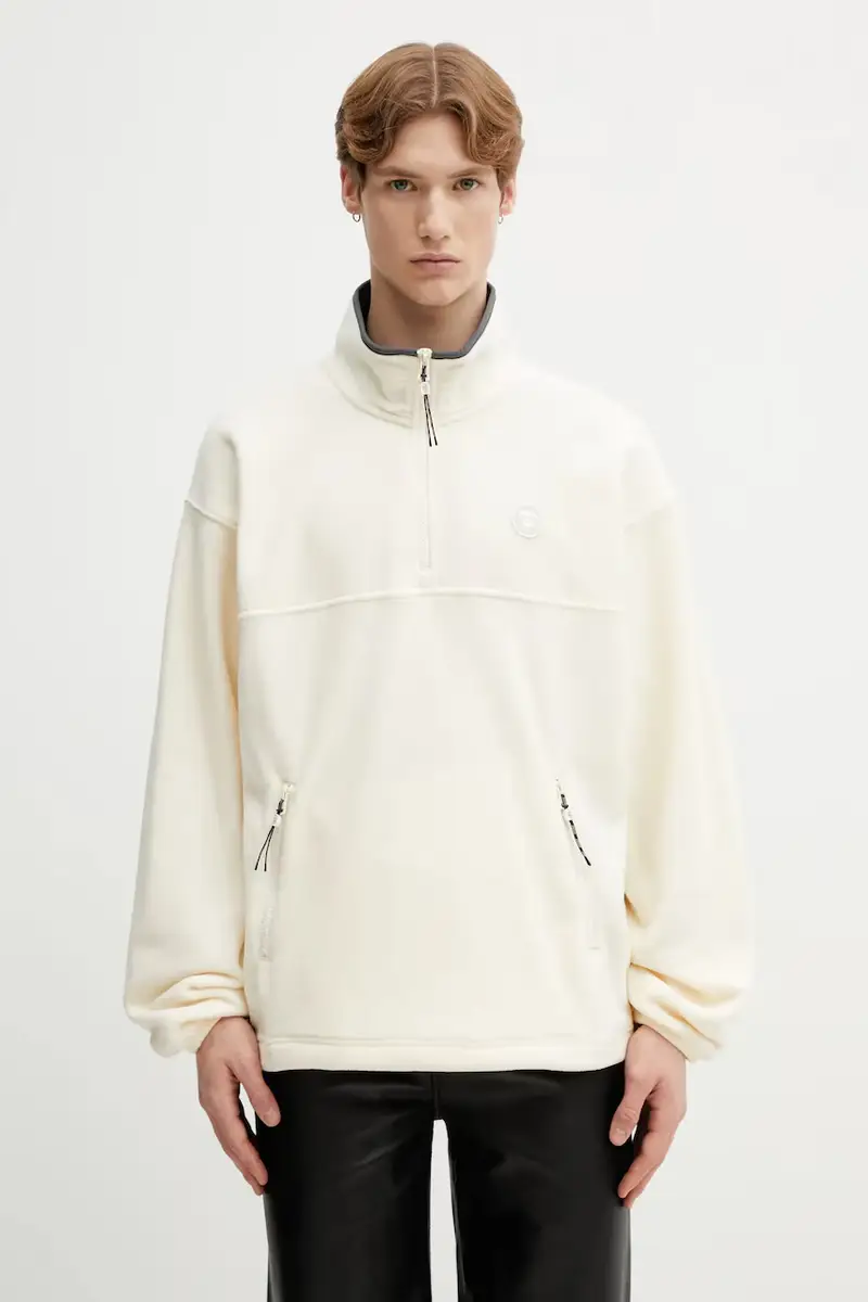 AAPE felpa in pile Beige