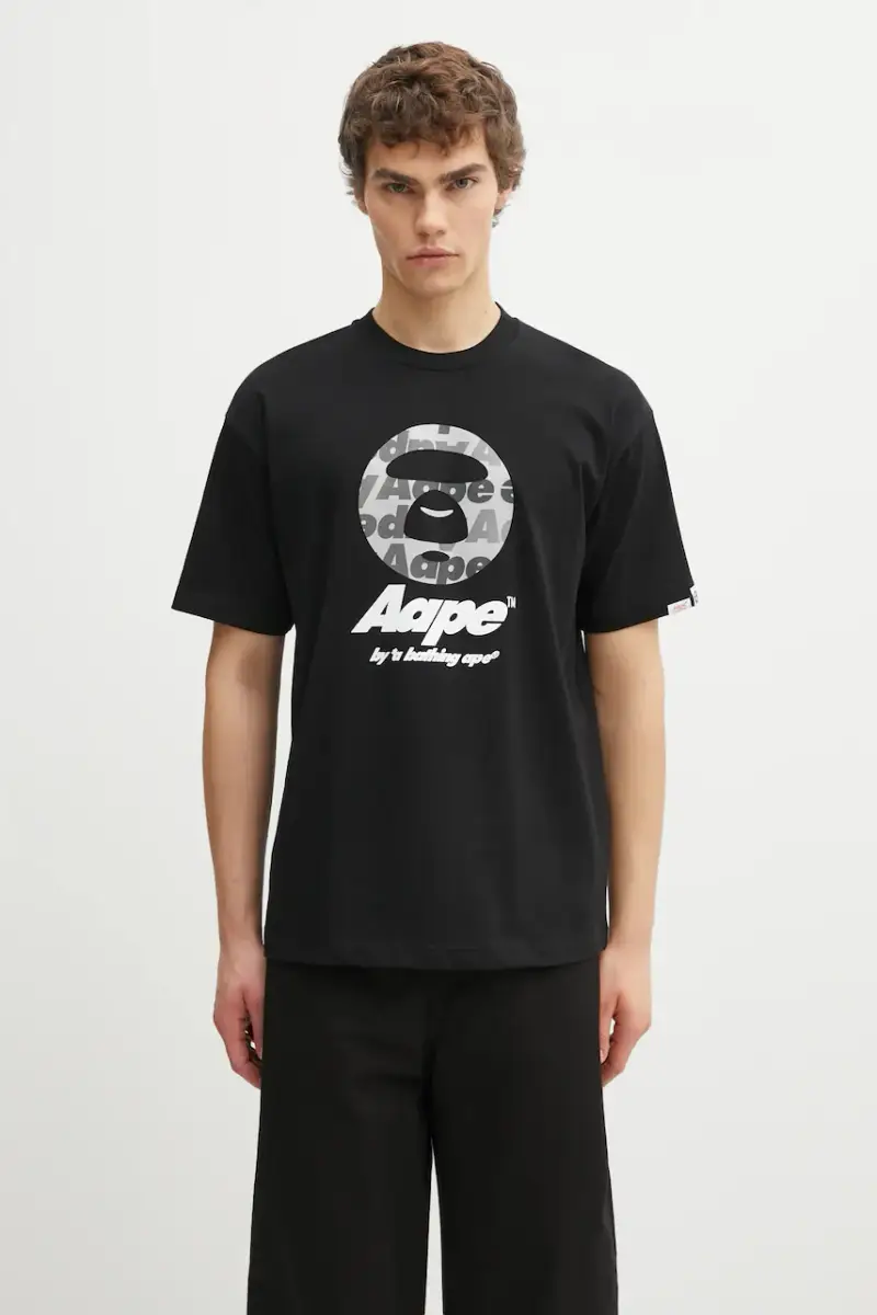 AAPE T-shirt Uomo Nero 3509174