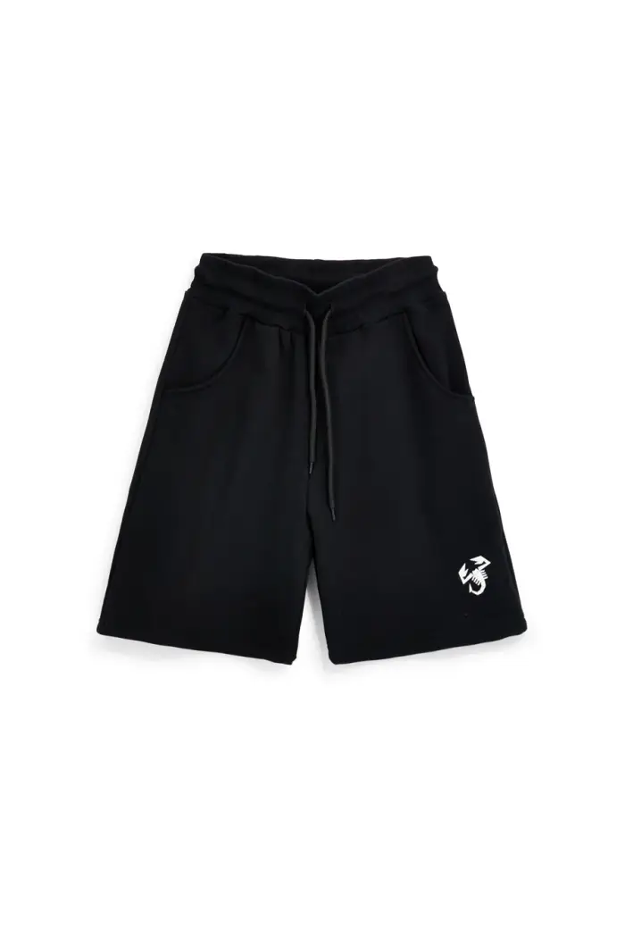 Bermuda neri in cotone Abarth AH24SS168 [NERO]