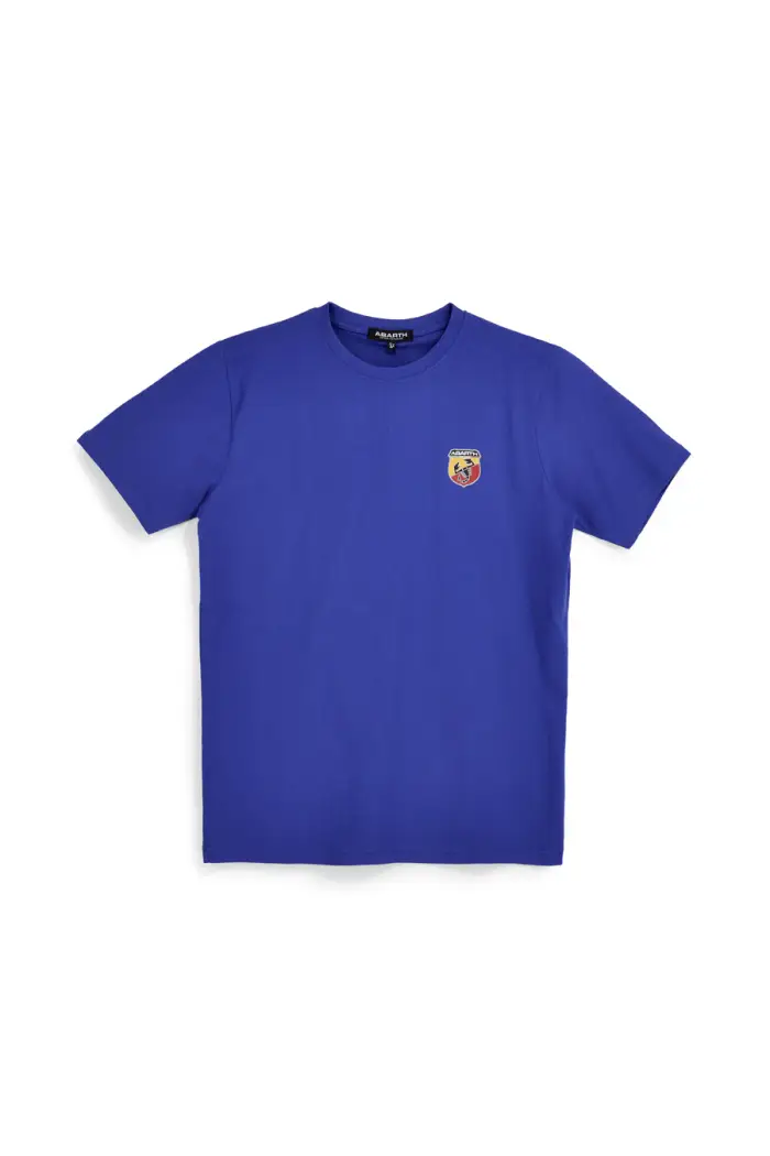 T-shirt royal con logo ricamato Abarth ABARTH01 [ROYAL]