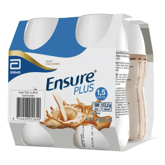 Ensure Plus Cioccolato 4x200ml - Integratore alimentare