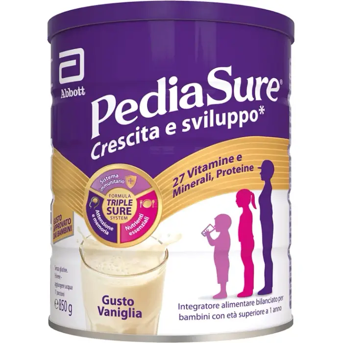 Pediasure Rinforza Vaniglia 850g - Integratore alimentare