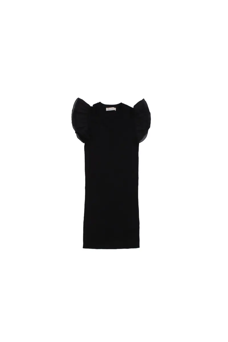 MANILA GRACE Abito Bambina Nero Abito