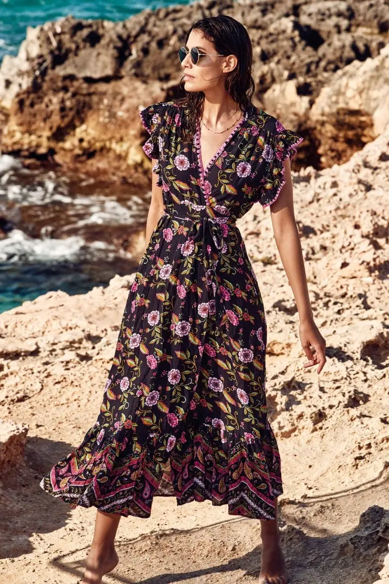 Vacanze Italiane ABITO LUNGO ELLY | Colore: Nero