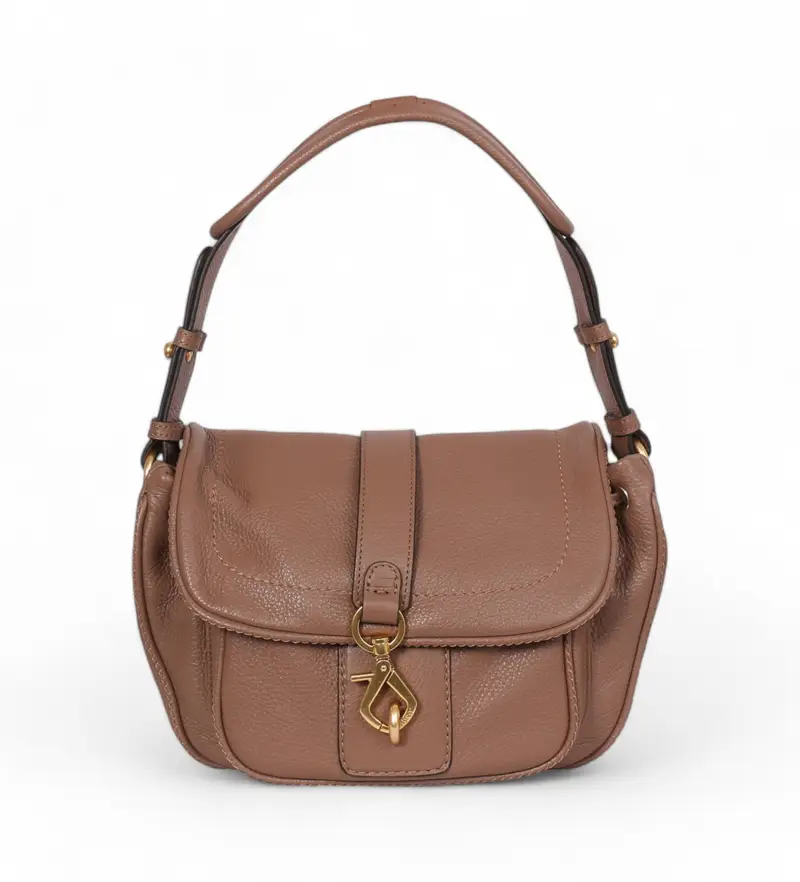 ABRO per donna 031443-46 Borsa da sella a stella marrone (OSFA), Casual, Pelle