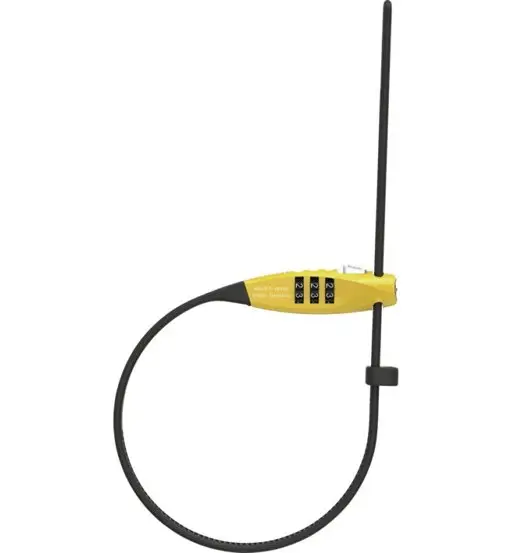 Abus Combiflex Travelguard - lucchetto Yellow
