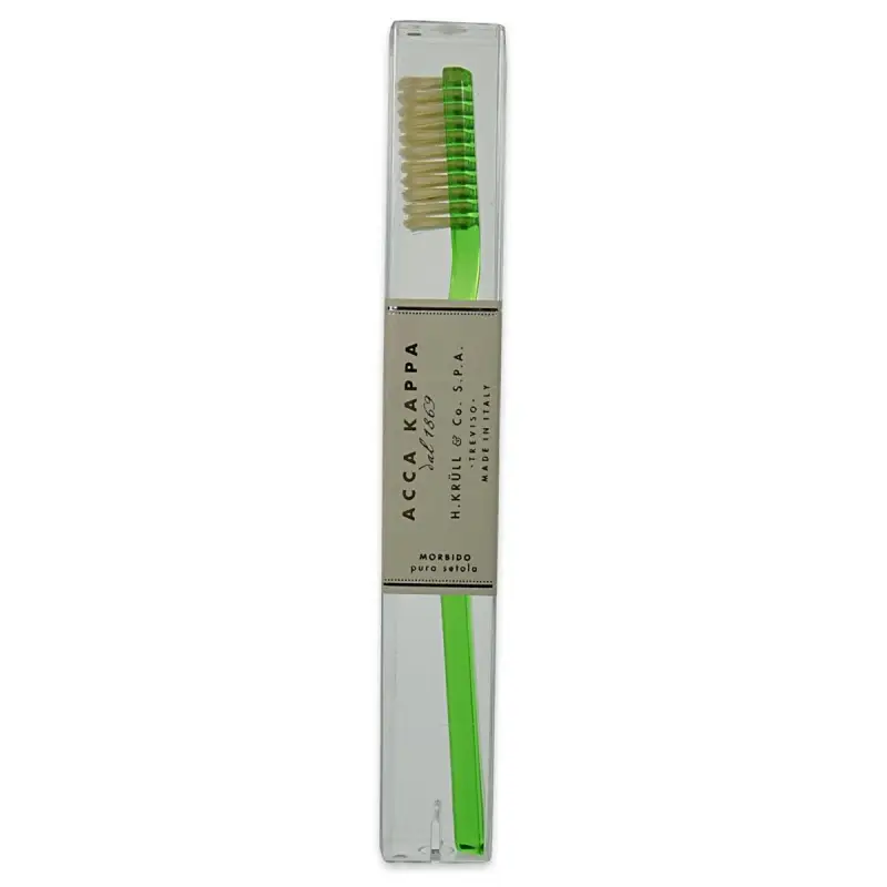 Acca kappa spazzolino da denti pura setola morbido