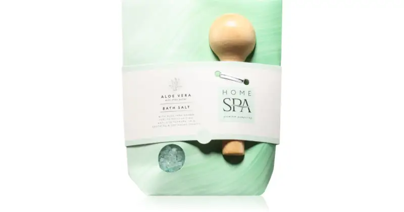 Accentra Home Spa Confezione Regalo Per Il Bagno Da Donna sale da bagno e mestolo legno
