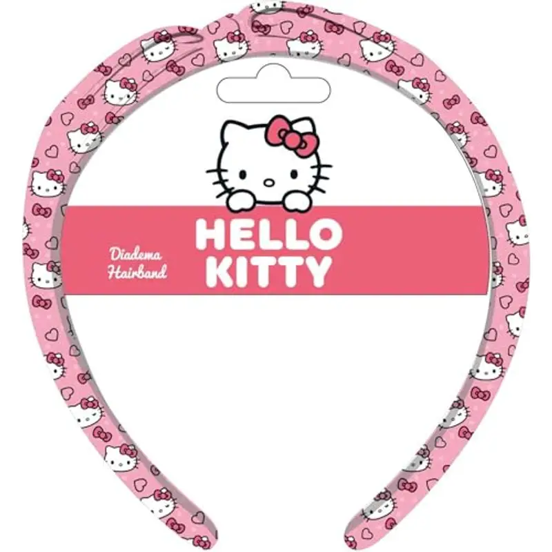 CERDÁ LIFE´S LITTLE MOMENTS Accessorio per capelli per bambini Hello Kitty - Fascia in tessuto morbido e confortevole per ragazze, ideale