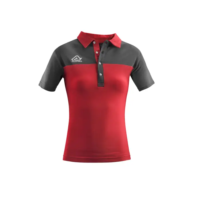 Polo da donna Acerbis Belatrix Rouge