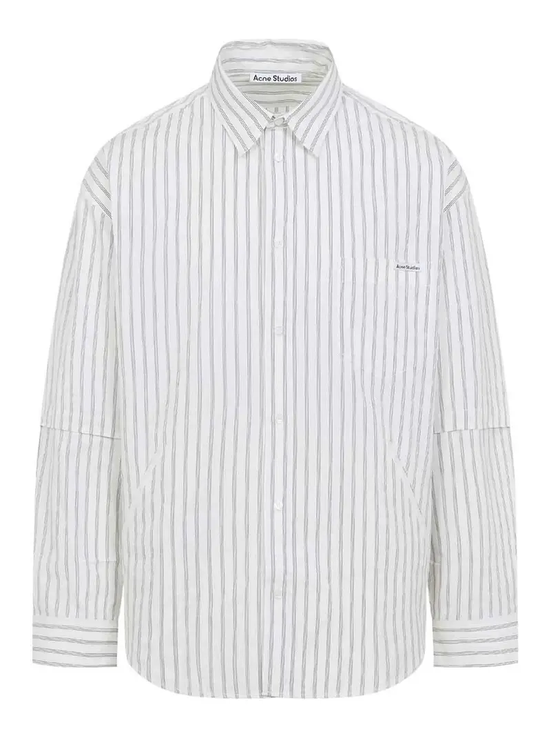 Acne Studios Camicia a doppia manica Grigio