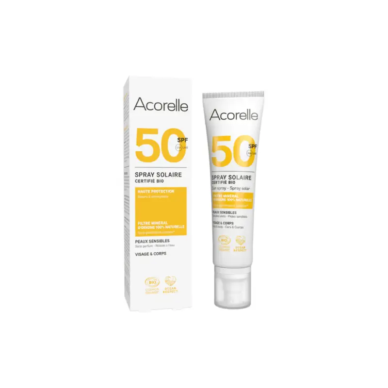 Acorelle Spray Solare Senza Profumo SPF 50 100 ml